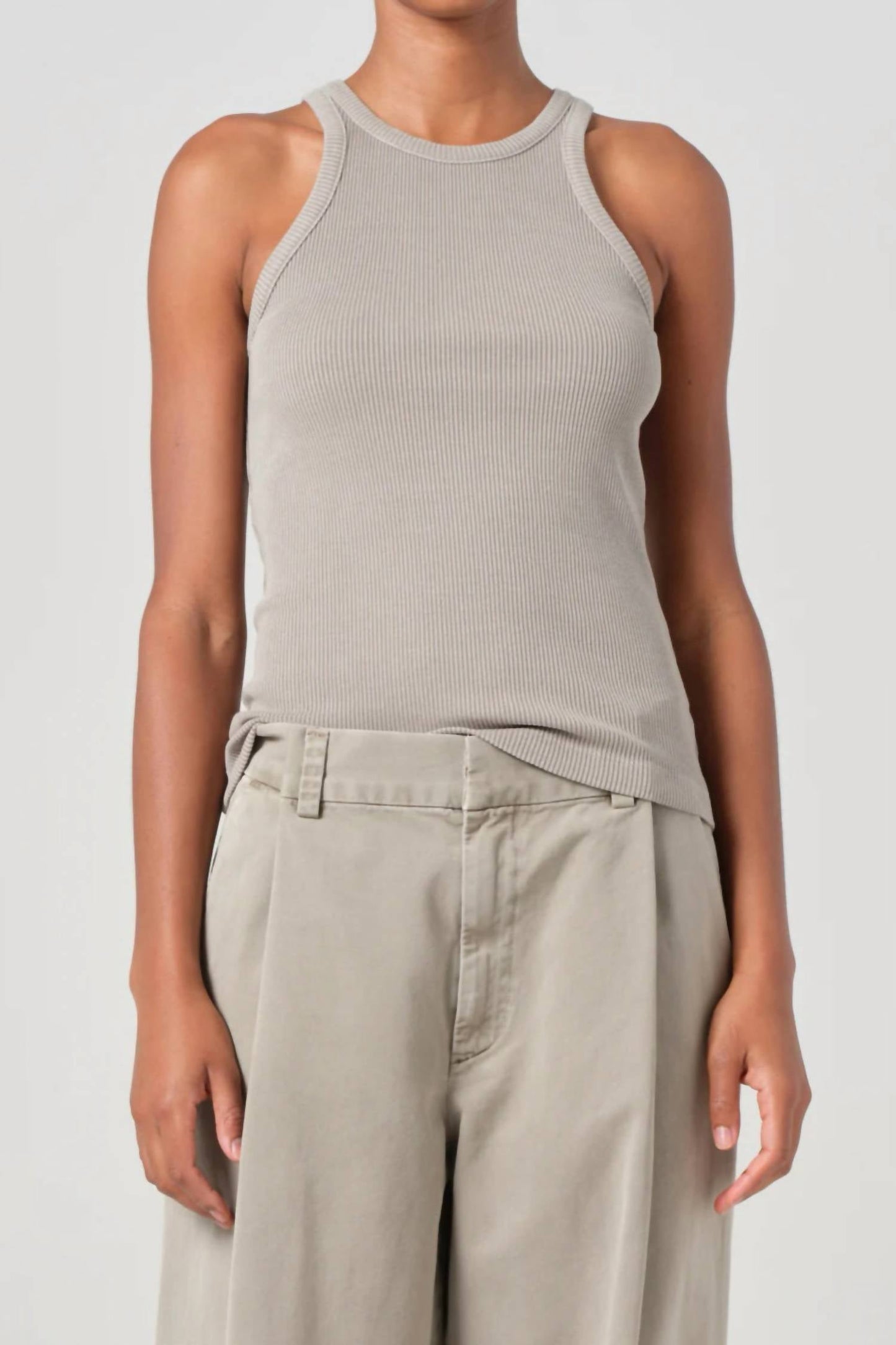 Agolde - Rayne High Neck Tank Top