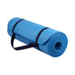 Tapete de ioga anti-rasgo BalanceFrom Fitness GoYoga 71 x 24 pol. com alça, azul