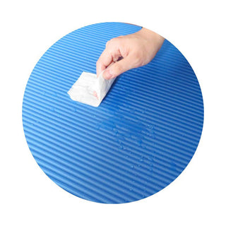 Tapete de ioga anti-rasgo BalanceFrom Fitness GoYoga 71 x 24 pol. com alça, azul