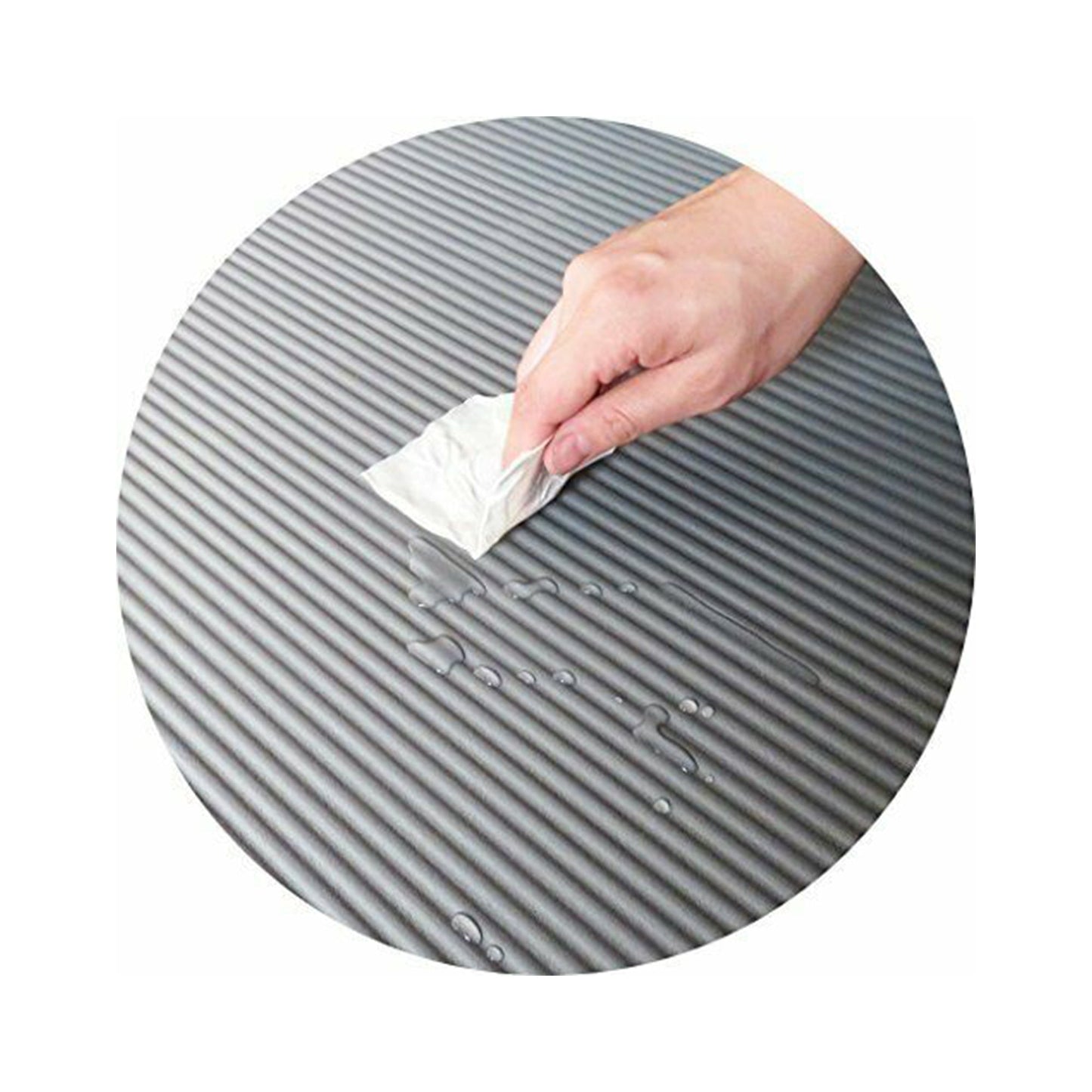 Tapete de ioga anti-rasgo BalanceFrom Fitness GoYoga 71 x 24 pol. com alça, cinza