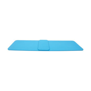 Tapete de ioga BalanceFrom Fitness GoYoga+ 71 x 24 pol. com joelheira e alça, azul