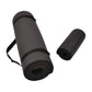 Tapete de ioga BalanceFrom Fitness GoYoga+ 71 x 24 pol. com joelheira e alça, preto