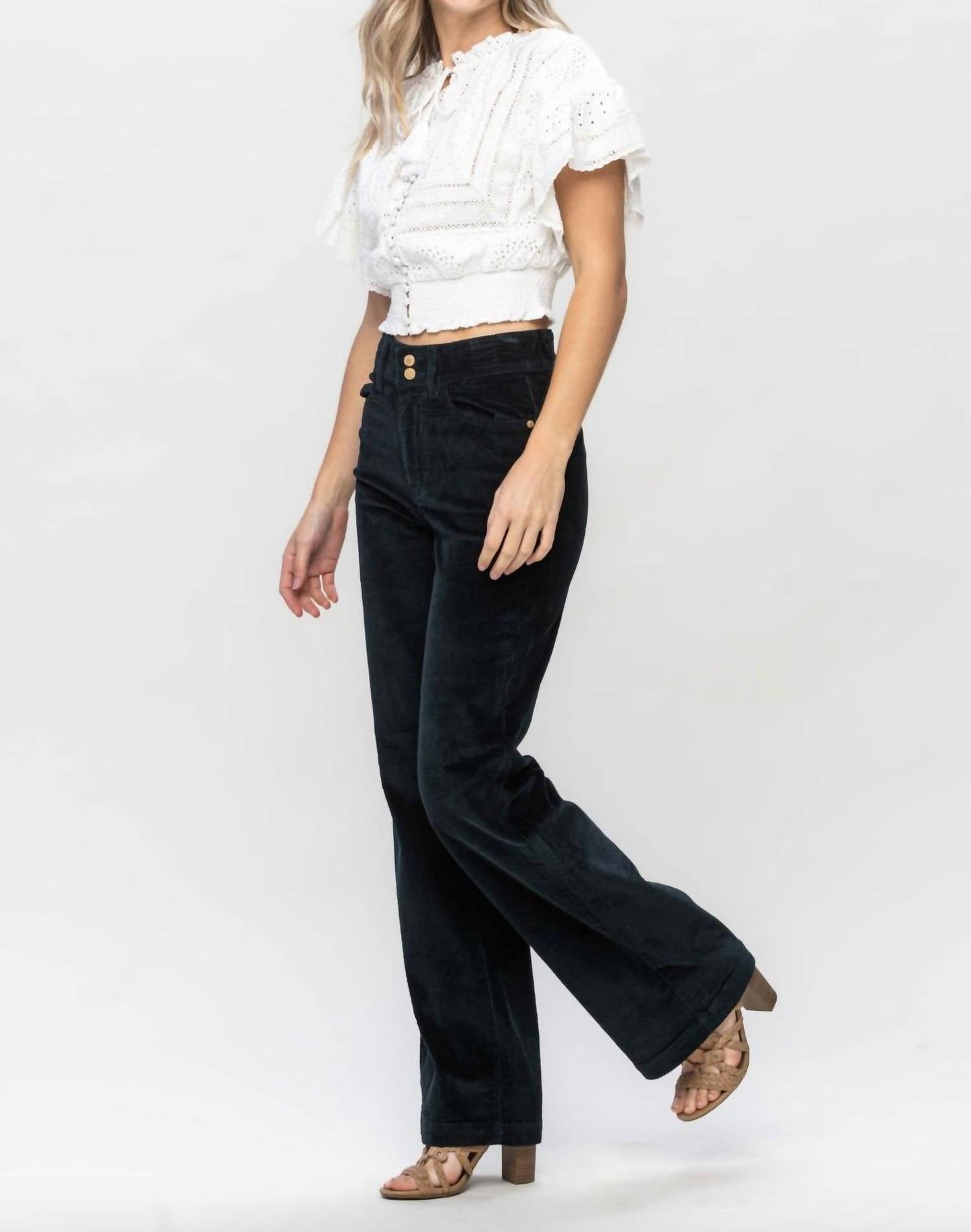 Judy Blue - Wide Leg Corduroy Trouser