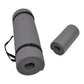 Tapete de ioga BalanceFrom Fitness GoYoga+ 71 x 24 pol. com joelheira e alça, cinza