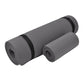 Tapete de ioga BalanceFrom Fitness GoYoga+ 71 x 24 pol. com joelheira e alça, cinza