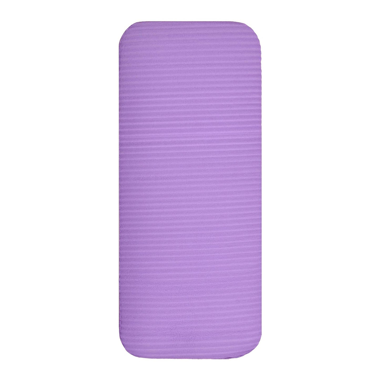 Tapete de ioga BalanceFrom Fitness GoYoga+ 71 x 24 pol. com joelheira e alça, roxo