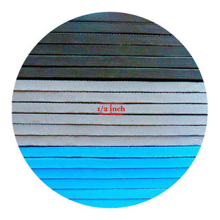 Tapete de exercícios de espuma EVA interligada de 48 pés quadrados da BalanceFrom Fitness, azul