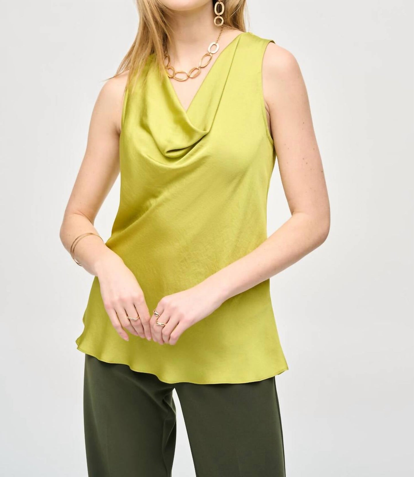 Joseph Ribkoff - Casual Cowl Neck Tank Top