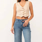 Dear John Denim - Established Plan" Sleeveless Vest