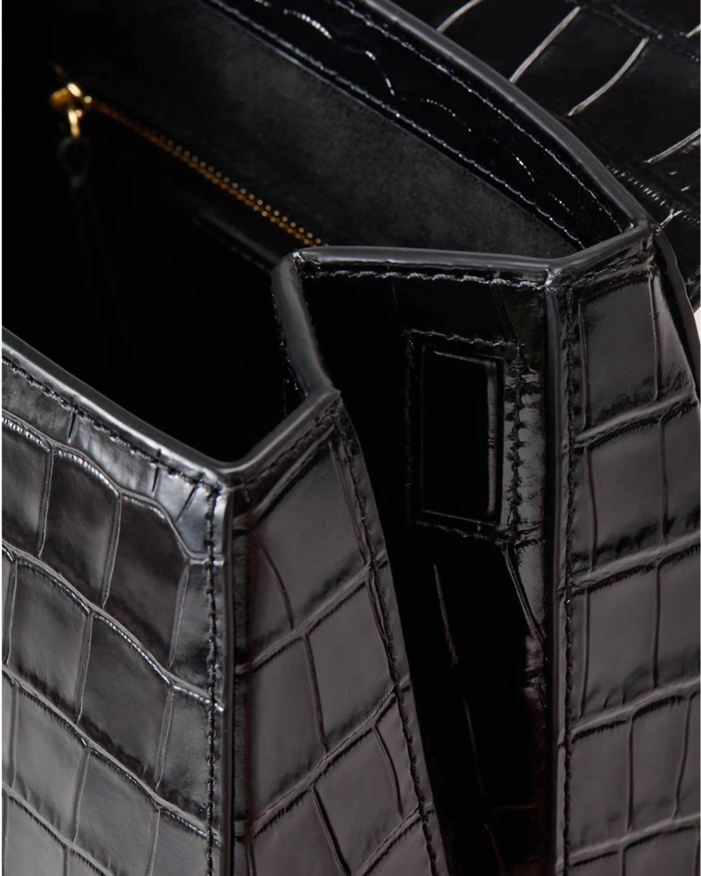 Veronica Beard - Women's Croc-embossed Crest Lock Bag