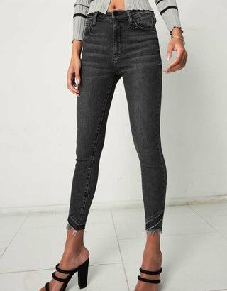 Kancan - Calça jeans skinny Diane de cintura alta e tornozelo