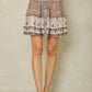 M.A.B.E. - Bani Print Mini Skirt
