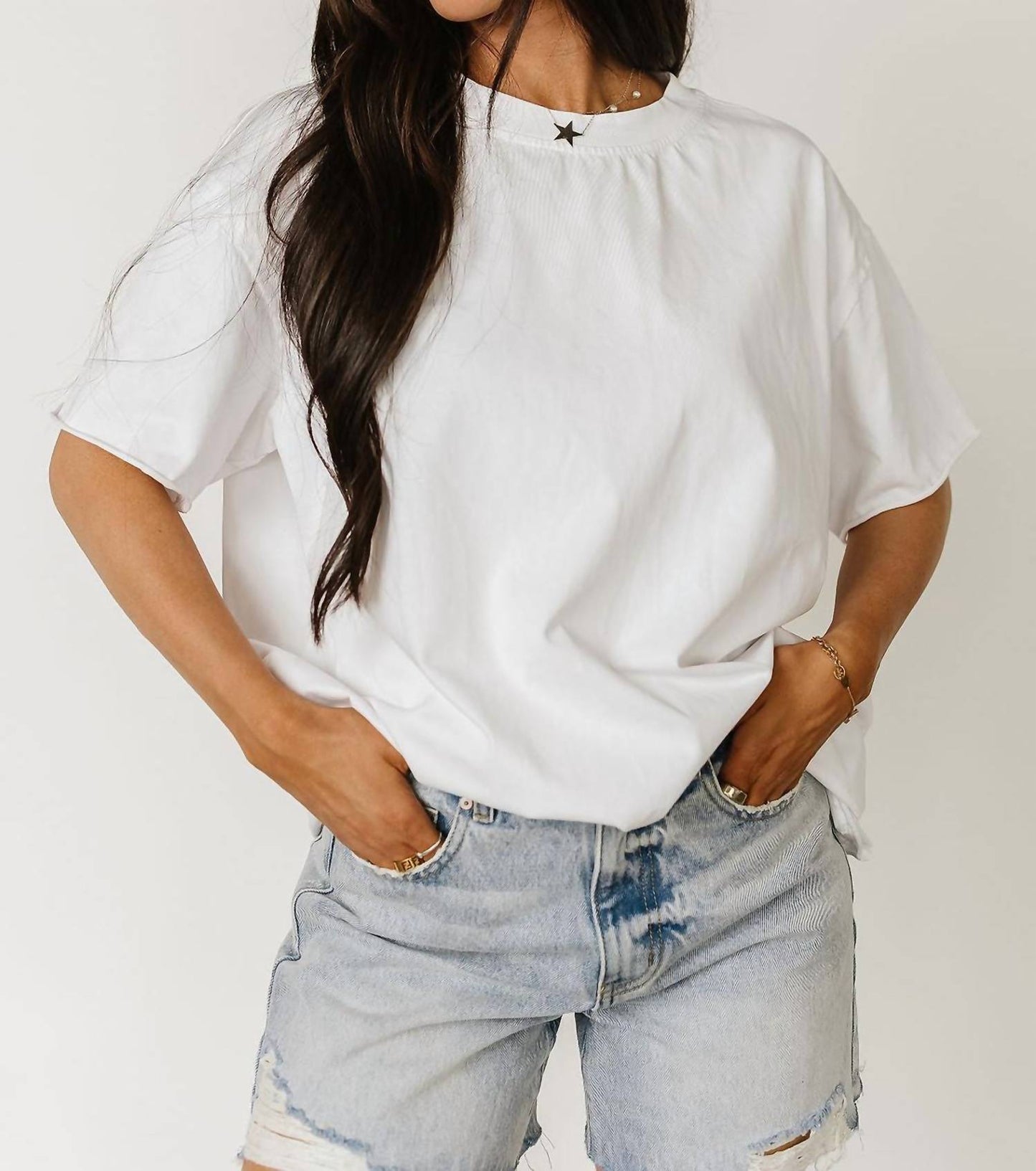 Ampersand Ave - Boyfriend Short Sleeve Top
