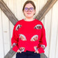 Bibi - Football Sequin Sweatshirt