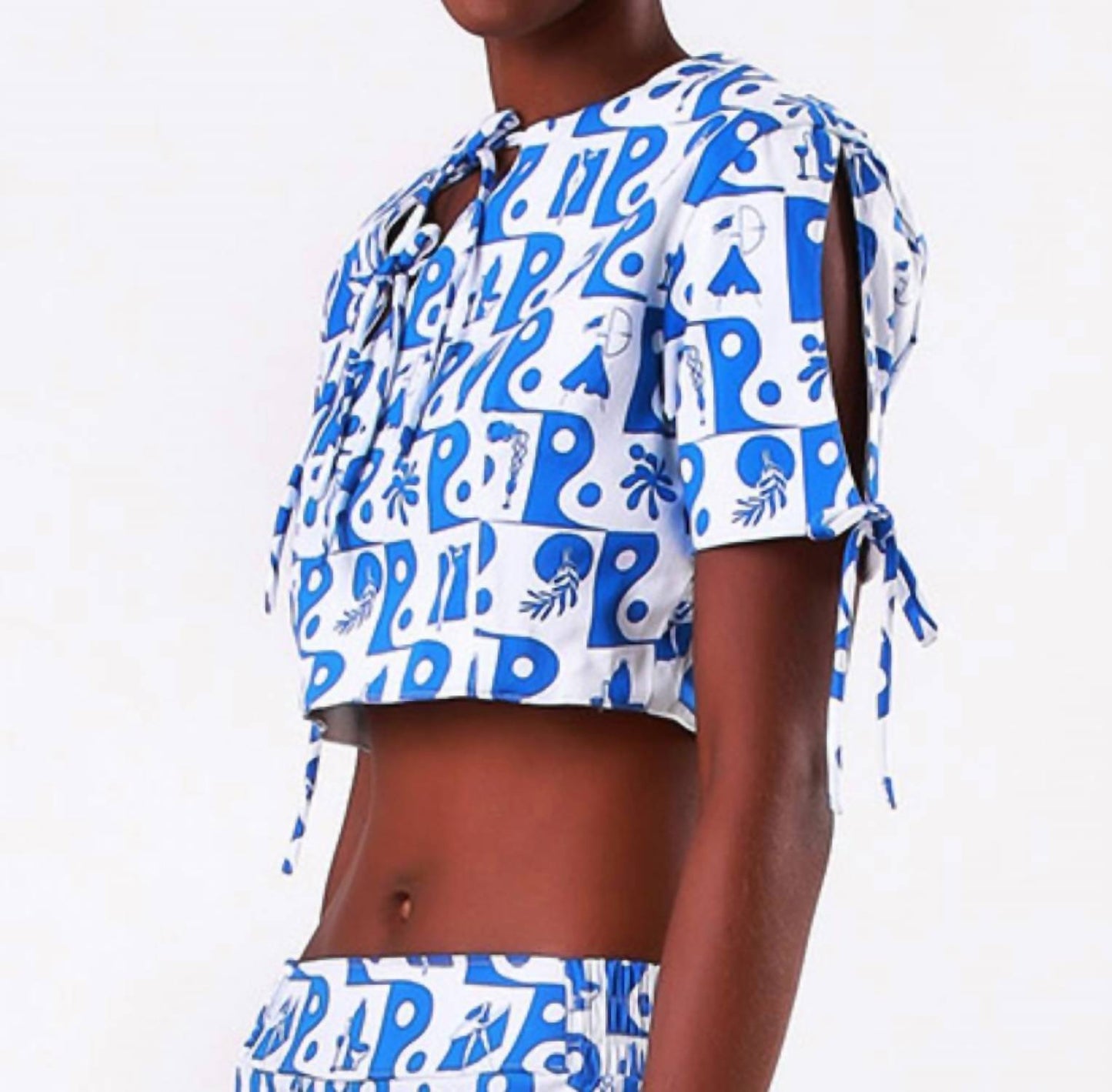Bela Brand - Cropped Bows Top
