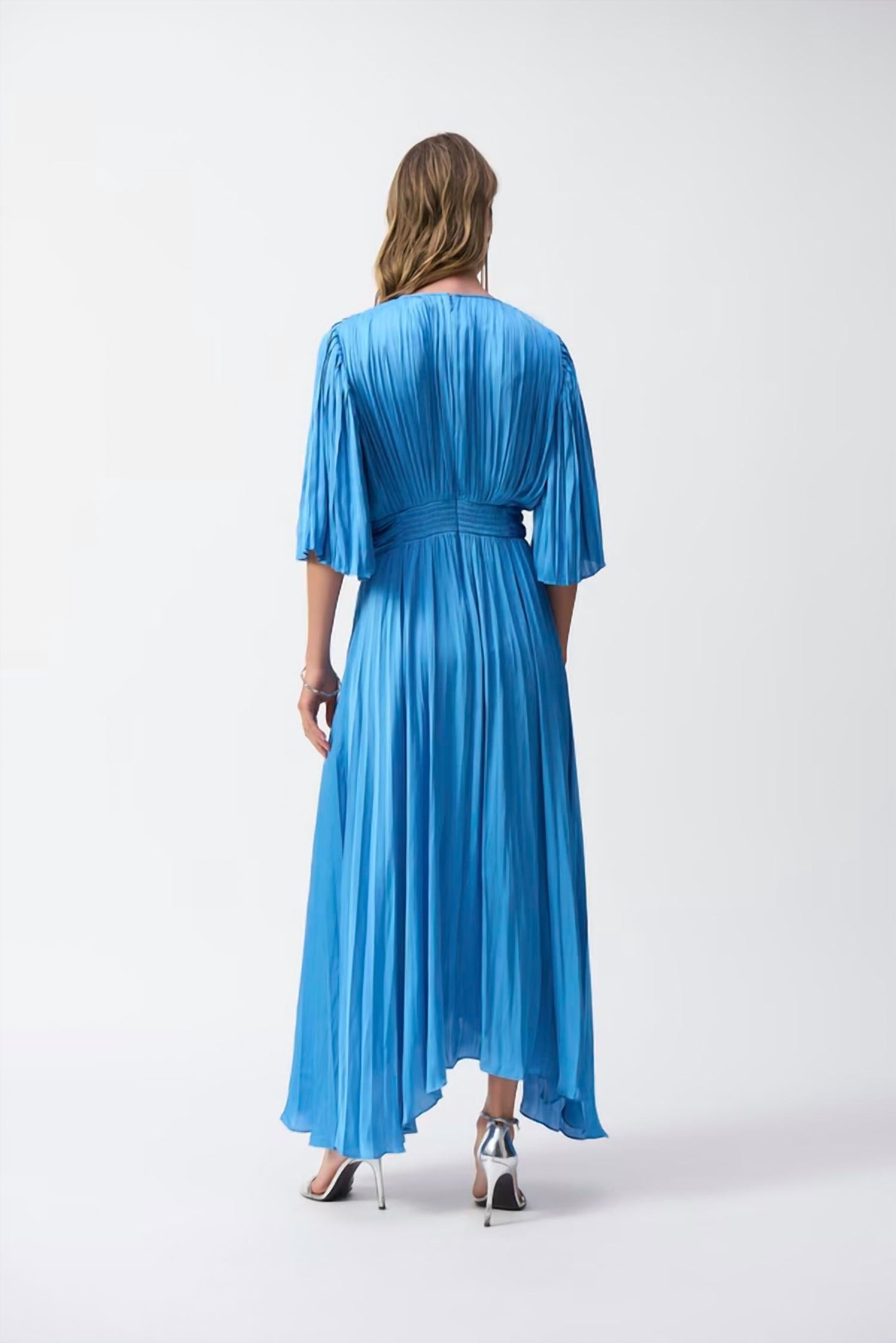 Joseph Ribkoff - Maxi A-line V-neck Dress