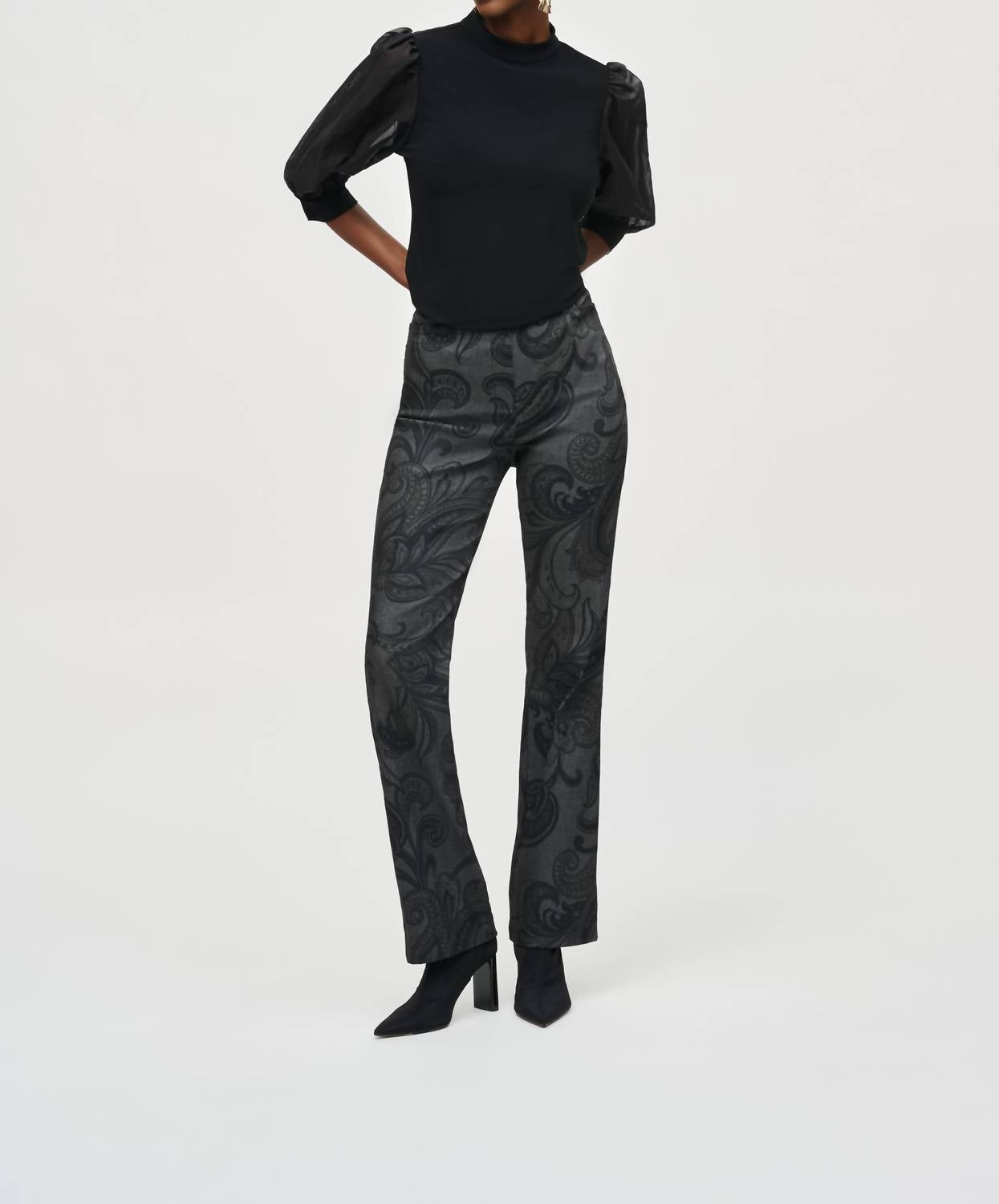 Joseph Ribkoff - High Neck Minimalist Blouse