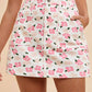 Anniewear - The Floral Denim Mini Skirt