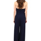 Lucian Matis - Floral Spray Strapless Jumpsuit