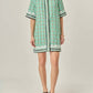 English Factory - Bonnie Bouncle Mini Shirt Dress