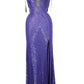 Aleta - Women's Sweetheart With Slit Prom Dress