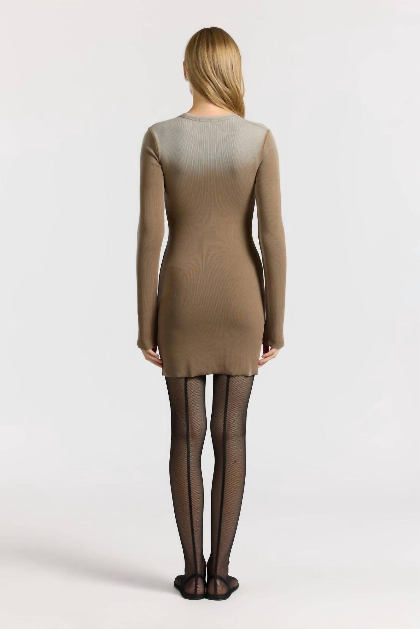 Cotton Citizen - Verona Ribbed Crewneck Mini Dress