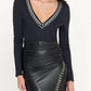Generation Love - Nolan Studded Top