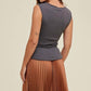 Wishlist - Sweetheart Ribbed Knit Top
