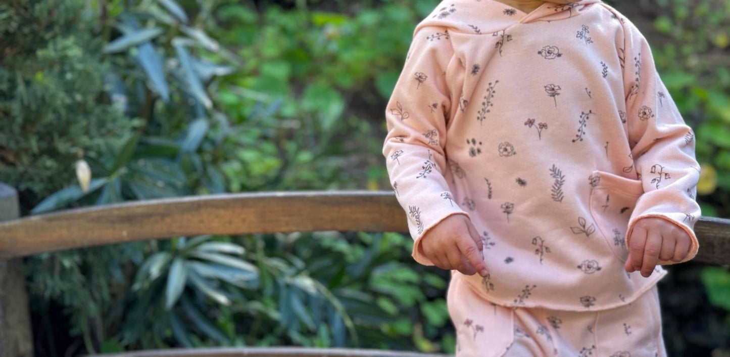 Ettie + H - Girl's Demelza Floral Hooded Top