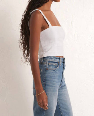 Z Supply - Blusa de gaze Cambria