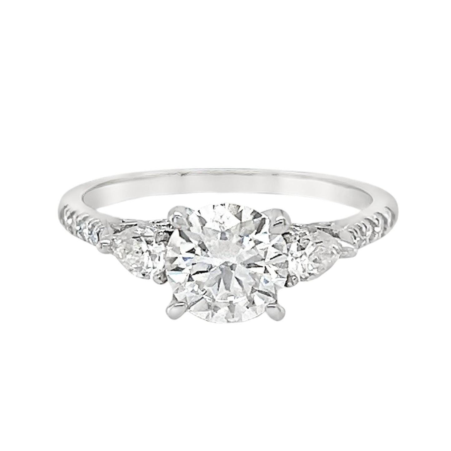 Allyanna Gifts - Women's Round Moissanite Cluster Ring