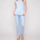 Charlie B - Metallic Lurex Knit Cami Top
