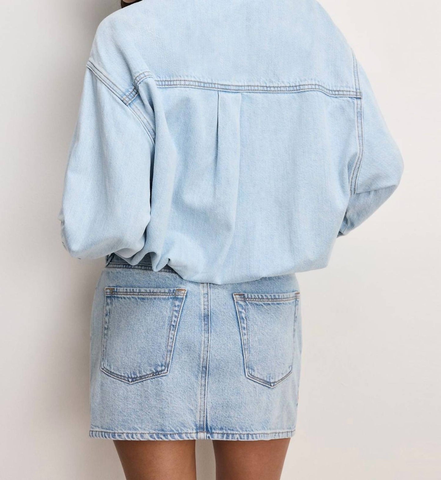 Good American - Denim Shirt Dress