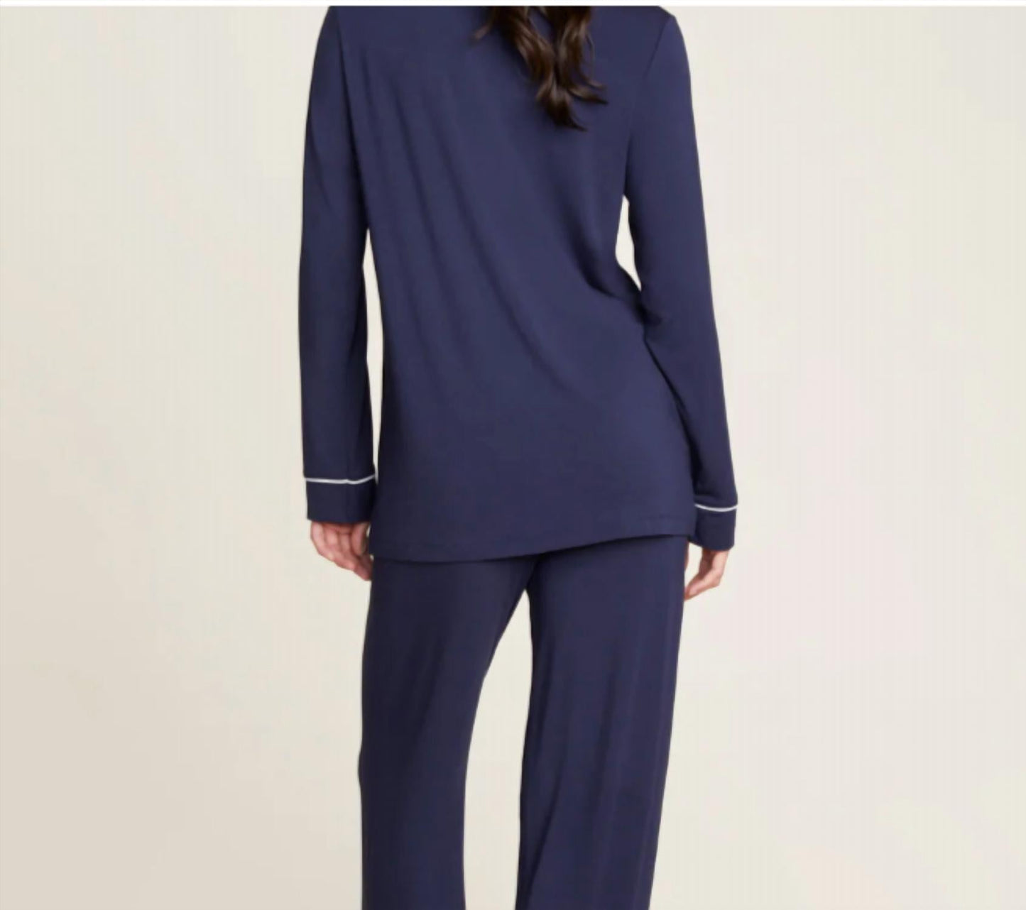 Barefoot Dreams - Luxe Jersey Piped Pajama Set