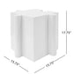 3-Piece Artistic Puzzle Table Set, Modular MGO Side Tables