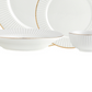 Conjunto Godinger 82866 Inventure em ouro branco, 16 peças