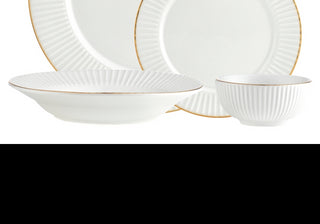 Conjunto Godinger 82866 Inventure em ouro branco, 16 peças