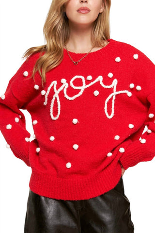 A Thousand Words - Joy Pompom Pullover Sweater