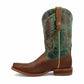 Twisted X - Women's Ginger & Distressed Turquoise 11" Rancher Boots