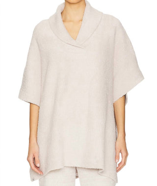 Barefoot Dreams - Poncho com gola xale Cozychic