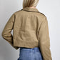 Cami Nyc - Evans Cropped Trench Coat Jacket