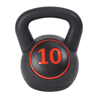 Pesos de exercícios de fitness com kettlebell de pegada ampla BalanceFrom, 5, 10 e 15 libras
