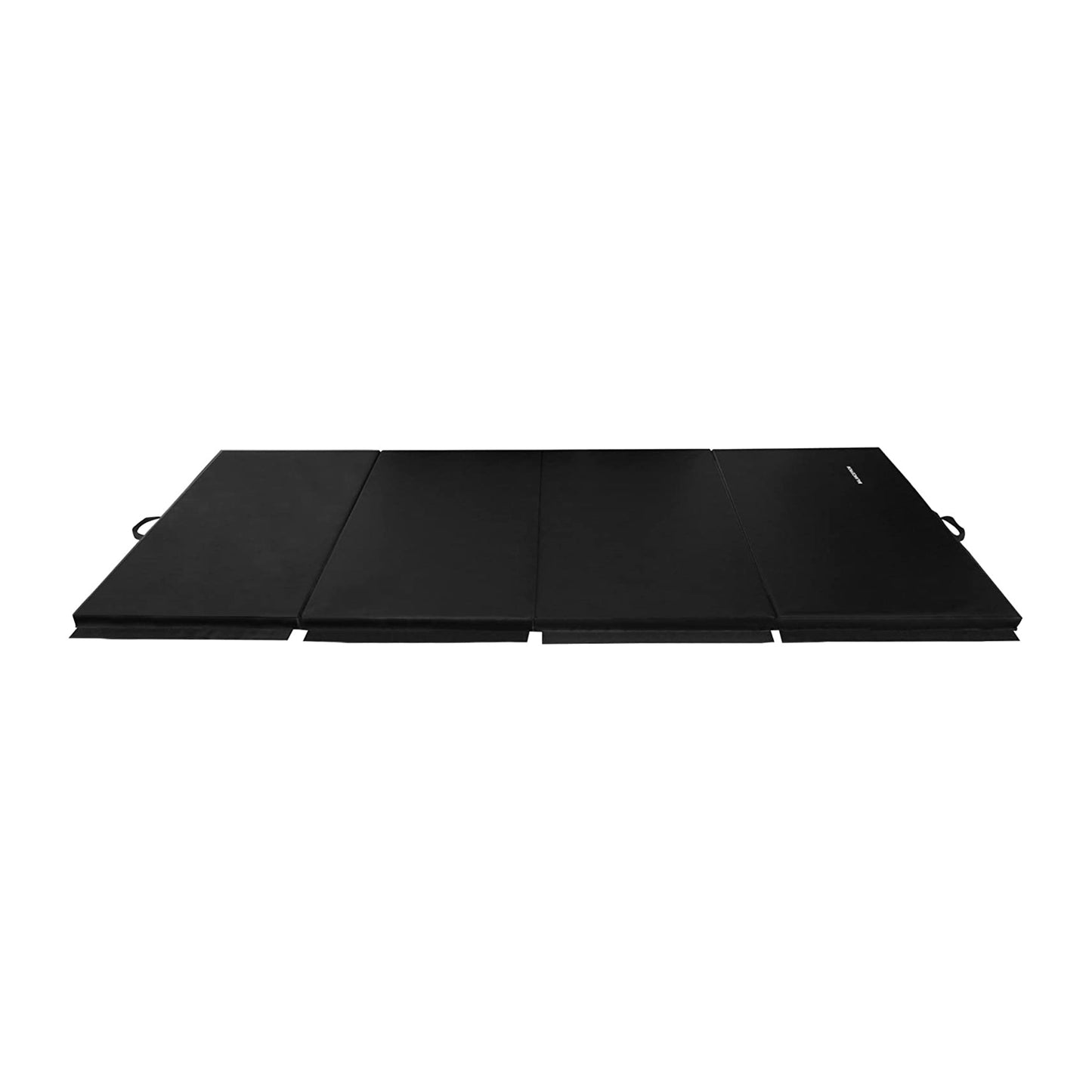 Tapete de ginástica dobrável multiuso BalanceFrom Fitness 120 x 48", preto