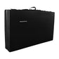 Tapete de ginástica dobrável multiuso BalanceFrom Fitness 120 x 48", preto