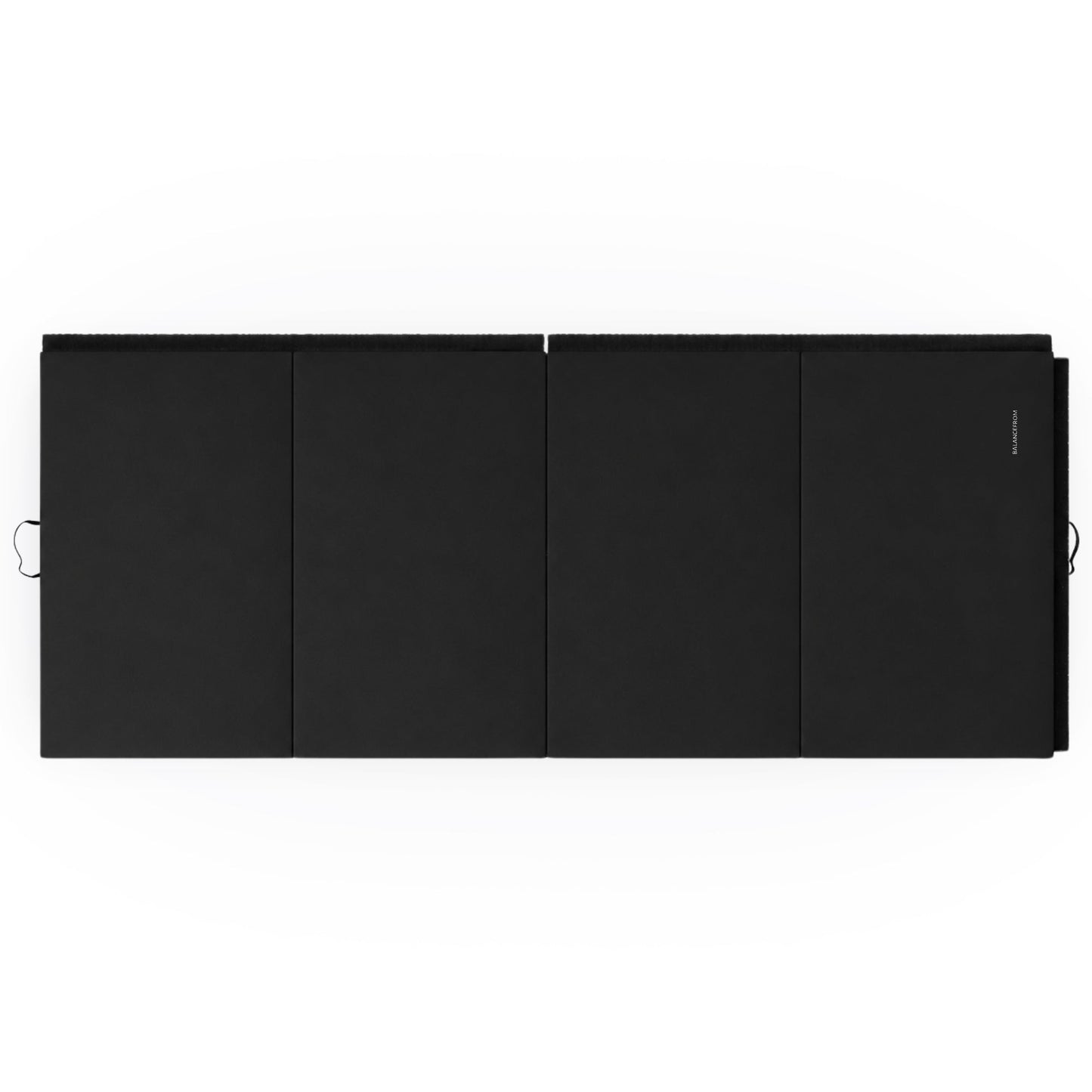 Tapete de ginástica dobrável multiuso BalanceFrom Fitness 120 x 48", preto