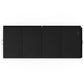 Tapete de ginástica dobrável multiuso BalanceFrom Fitness 120 x 48", preto