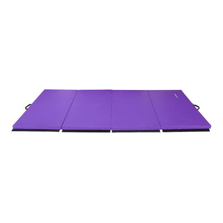 Tapete de ginástica dobrável multiuso BalanceFrom Fitness GoGym 120x48 pol., roxo