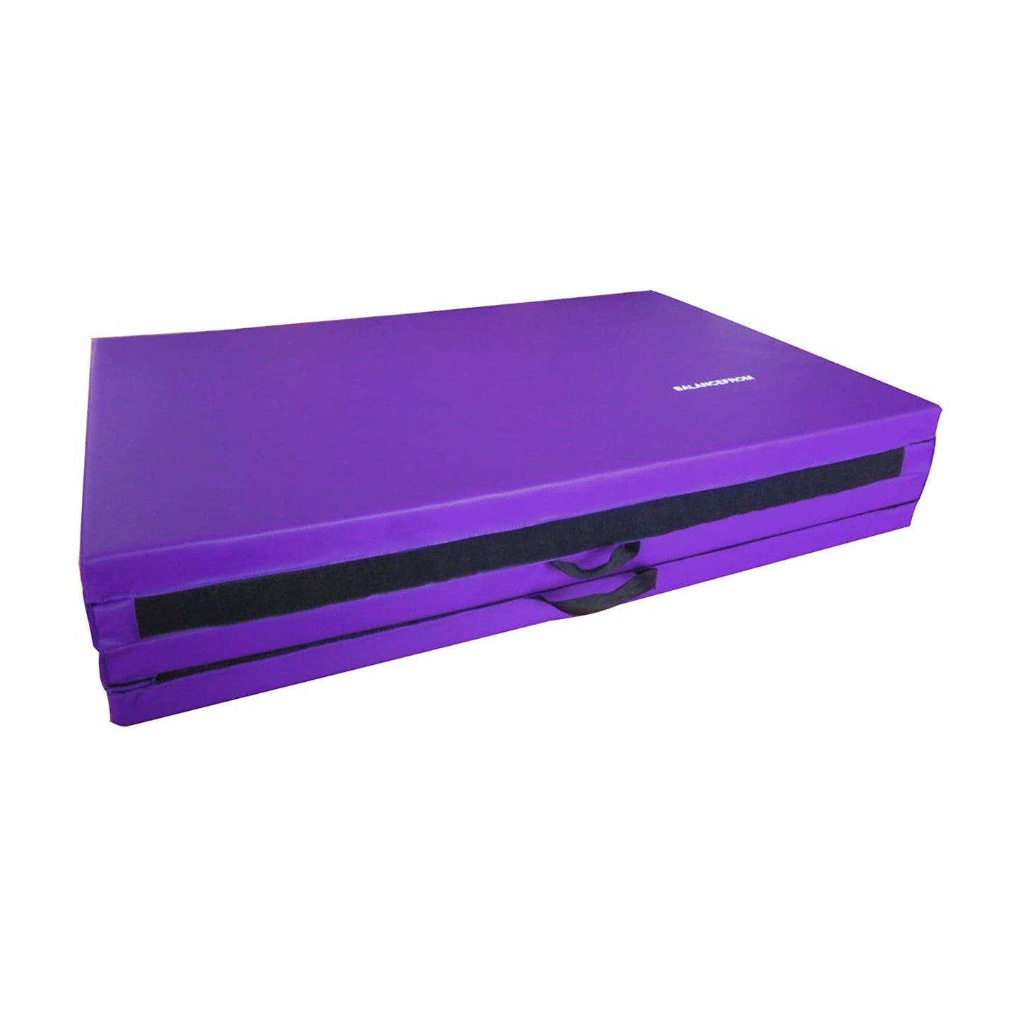 Tapete de ginástica dobrável multiuso BalanceFrom Fitness GoGym 120x48 pol., roxo