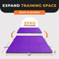 Tapete de ginástica dobrável multiuso BalanceFrom Fitness GoGym 120x48 pol., roxo