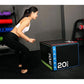 BalanceFrom Fitness 3 em 1 Caixa de espuma de 60 lb para exercícios de salto, preta (danificada)